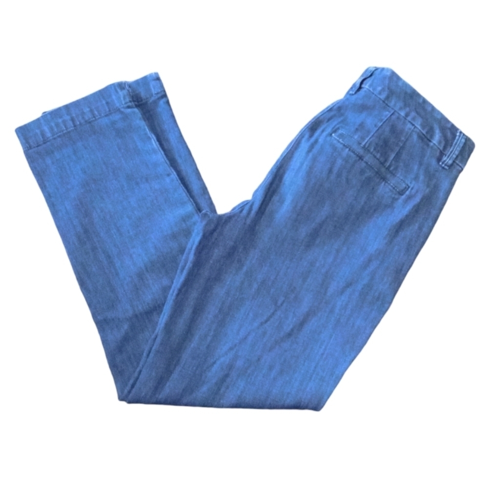 White House Black Market Straight Leg Crop Trouser Style Jeans Size 2